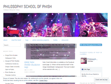 Tablet Screenshot of philosophyschoolofphish.com